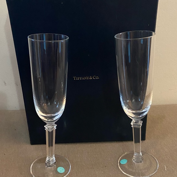 Tiffany & Co. Dining Tiffany Co Boxed Champagne Flutes Poshmark